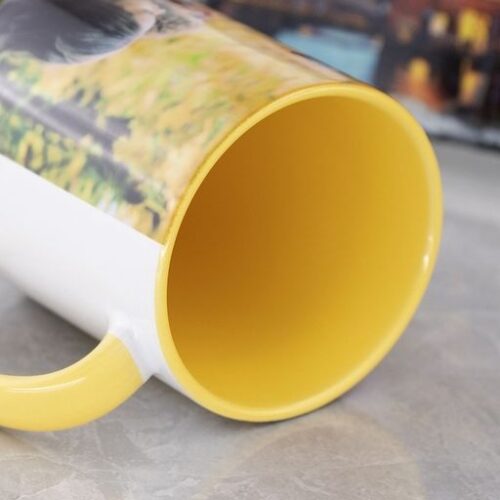 11 oz Combo Color Mug - Yellow