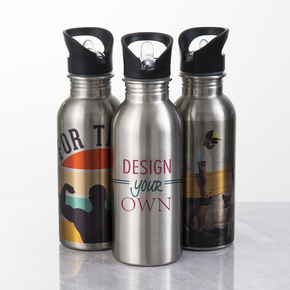 Custom Water Bottles - 16 oz. Stainless Steel Bottle