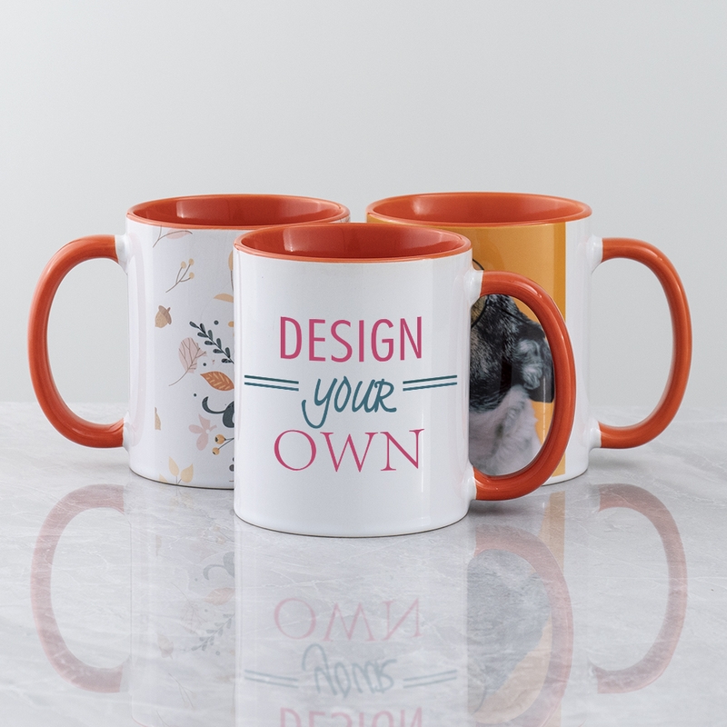 11 oz Combo Color Mug - Orange