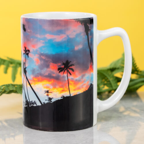 14 oz White Coffee Mug