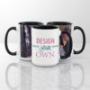 15 oz Combo Color Mug - Black