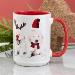 15 oz Combo Color Mug - Red