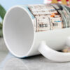 20 oz White Jumbo Coffee Mug