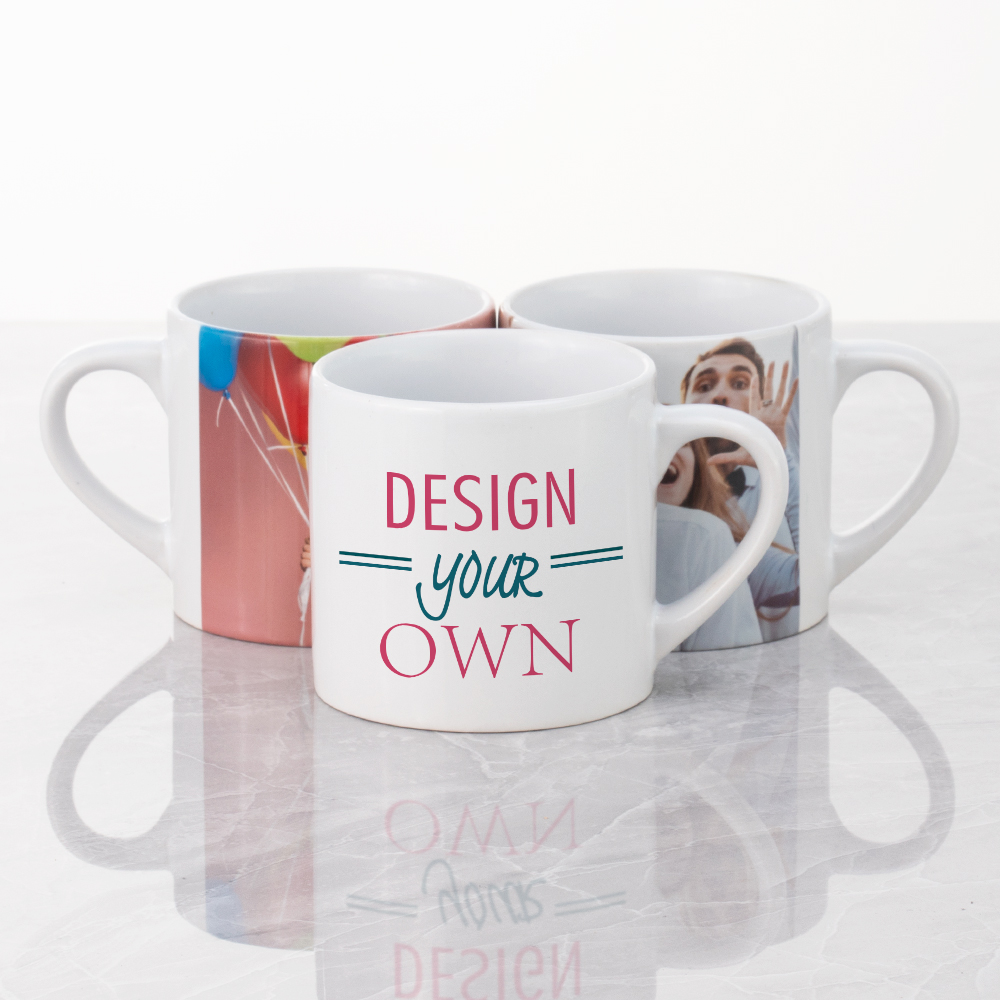 Custom 6 oz White Coffee Mug Personalized 6 oz White Coffee Mug
