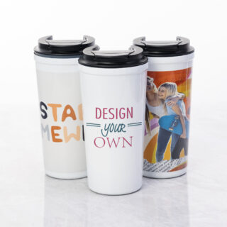 Custom 16 oz Stainless Steel Travel Tumbler | Personalized Tumbler |  Vivoprint