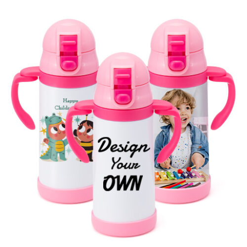 12 oz Custom Leakproof Baby Water Bottle, Personalized Baby Water Bottle