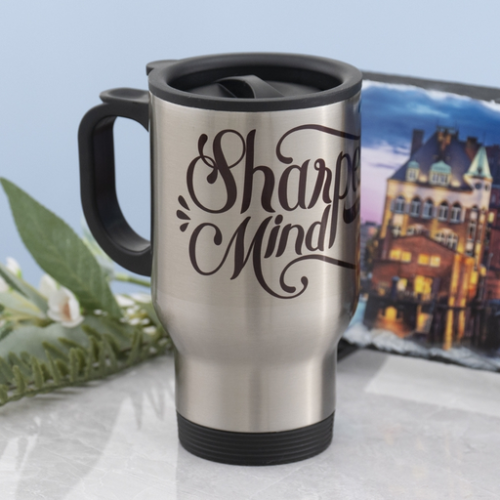 Promotional 14 oz. Insulated Plastic Travel Mugs