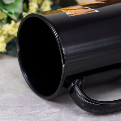 15 oz. Black Coffee Mug