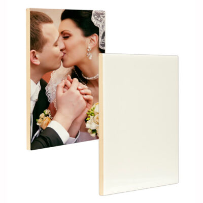 Photo Tile 6" x 8" w/ Cherry Frame