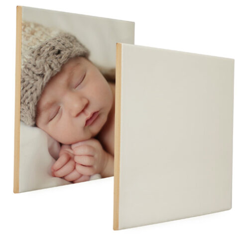 Photo Tile 6" x 8" w/ Pecan Frame