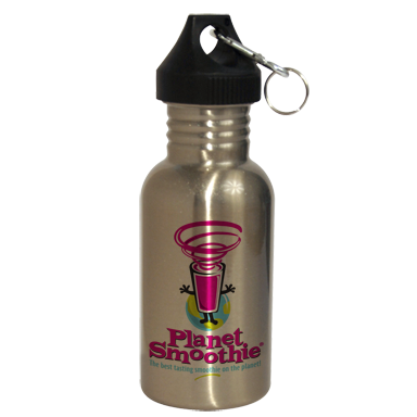 17 oz Stainless Steel Water Bottle (Silver)