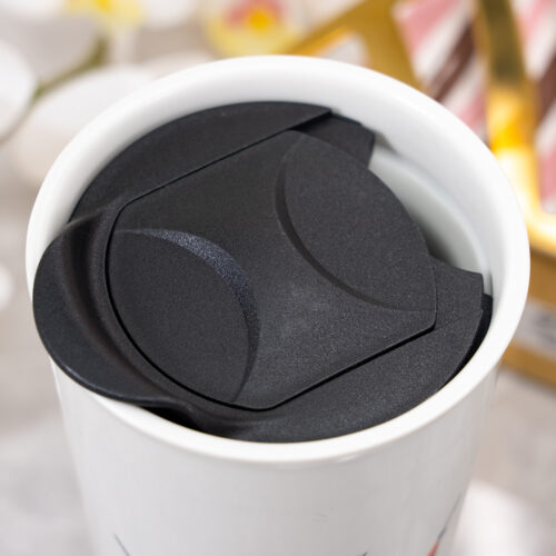 12 oz. Ceramic Travel Coffee Mug