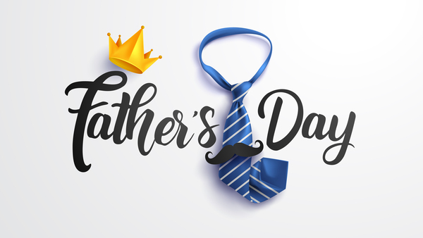 Happy Father's Day inscription with necktie for dad.Greetings an