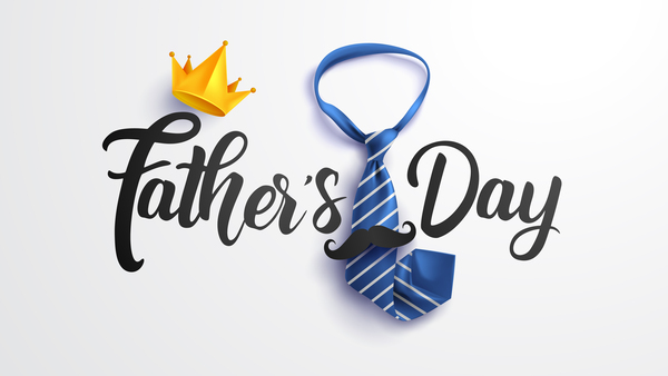 Happy Father's Day inscription with necktie for dad.Greetings an