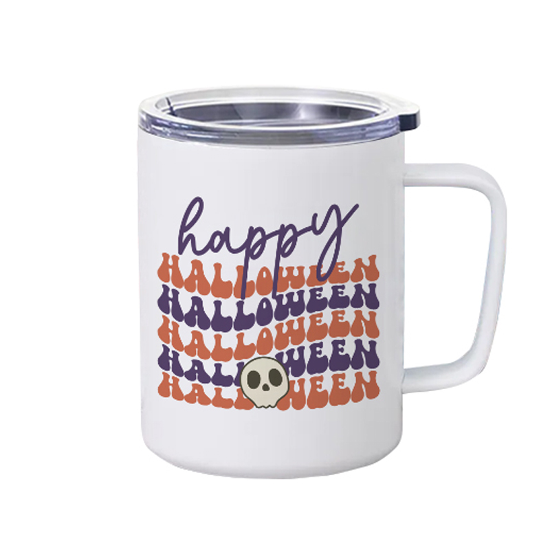 10 oz Stainless Steel Insulated Mug_halloween