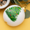 Ceramic Ball Ornament - Xmas Tree