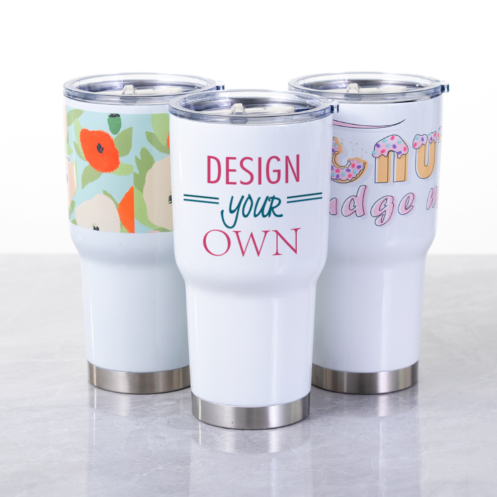 Personalized 30 oz stainless steel travel tumbler Customizable