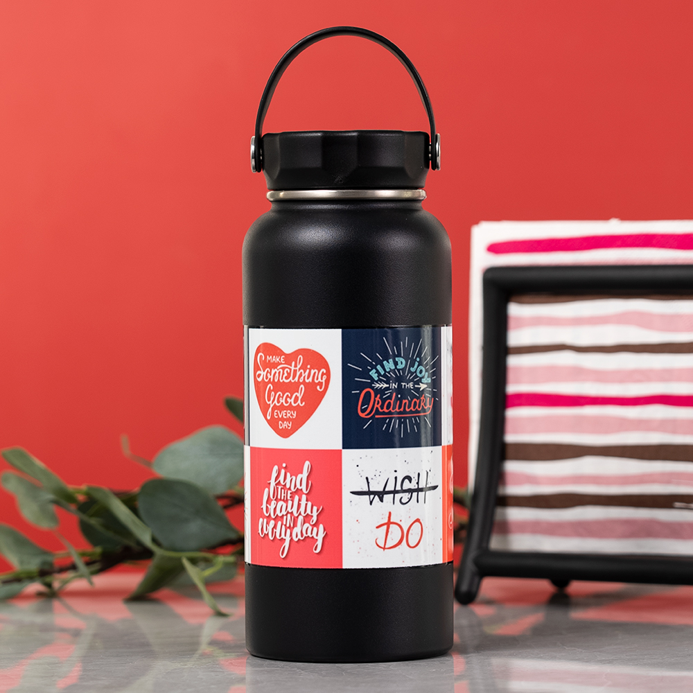 Personalized Water Bottle, 20oz, Insulated, Matte Finish