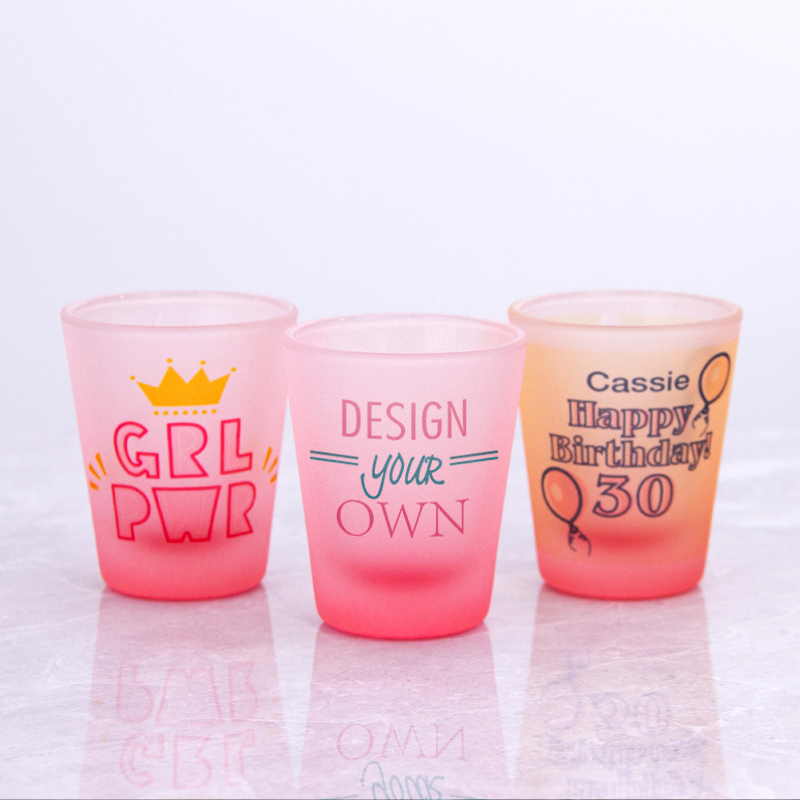 1.5 oz Gradient Frosted Shot Glass