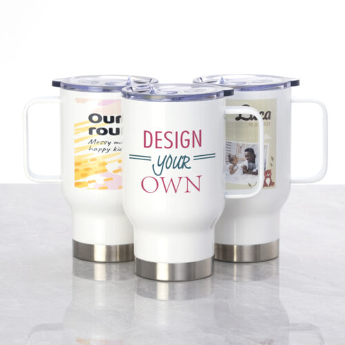 Custom 14 oz Stainless Steel Travel Mug - Unique Gifts