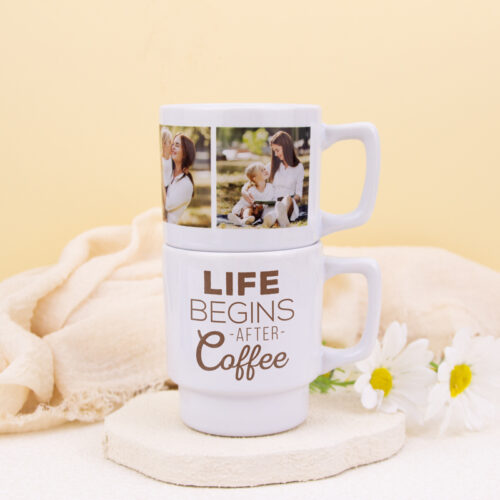 100 ml coffee mugs Coconut Citrus Stainless Steel Double Walled Design Mug – 100ml main image 0