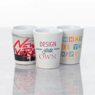 1.5 oz Ceramic Shot Glass