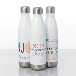 16 oz Bowling Shaped Stainless Steel Water Bottle