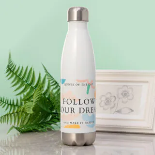 16 oz Bowling Shaped Stainless Steel Water Bottle