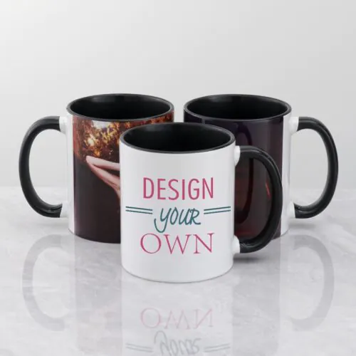 11 oz Combo Color Mug - Black