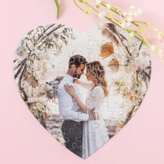 75 Piece Heart Shaped Jigsaw Puzzles