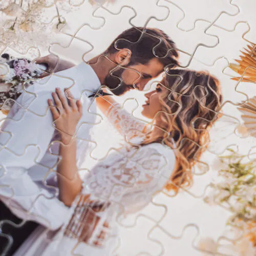 75 Piece Heart Shaped Jigsaw Puzzles