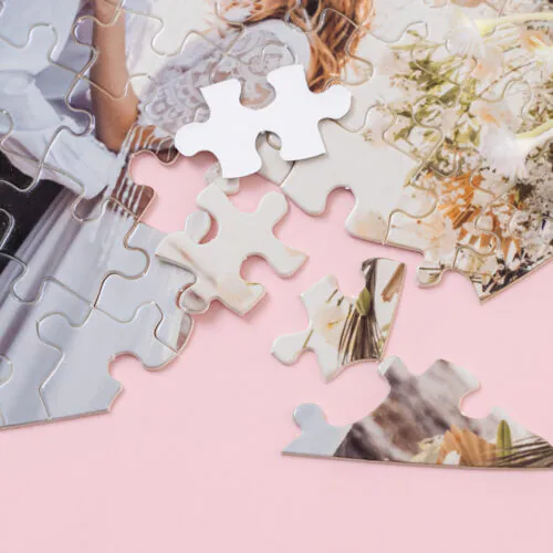 75 Piece Heart Shaped Jigsaw Puzzles