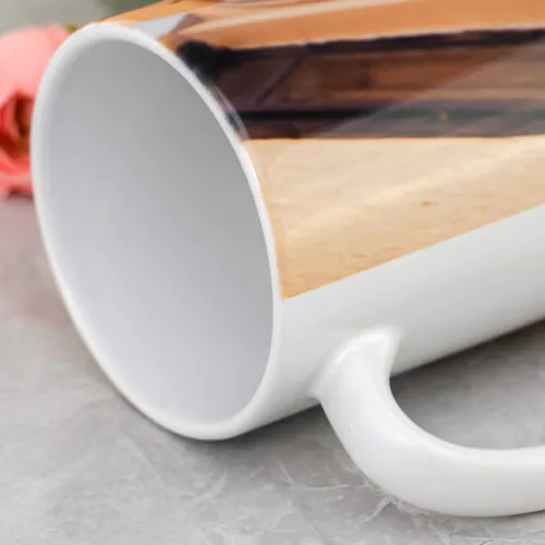 15 oz White Coffee Mug