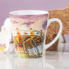 12 oz White Latte Mug