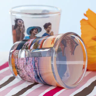 1.5 oz Gold Rim Shot Glass