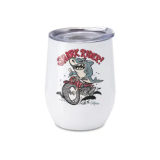 12 oz Stainless Steel Insulated Wine Tumbler with Lid