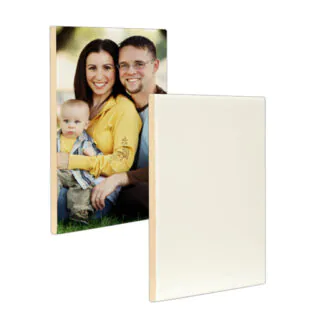 Photo Tile w/ Cherry Frame – Medium Square
