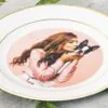 Plate with Gold Trim
