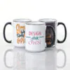 15 oz Rim & Handle Color Mug