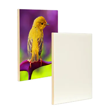 Photo Tile w/ Cherry Frame - Small Square