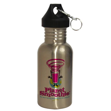 17 oz Stainless Steel Water Bottle (Silver)