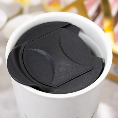12 oz. Ceramic Travel Coffe Mug
