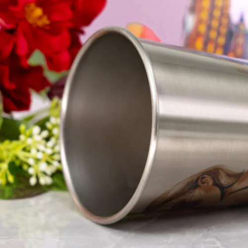 16 oz Stainless Steel Pint Glass
