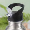 20 oz Stainless Steel Sports Water Bottle with Straw