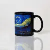 11 oz Starry Night Black Mug