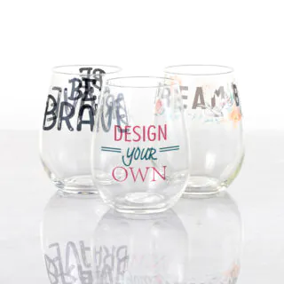 20 oz Stemless Wine Glass