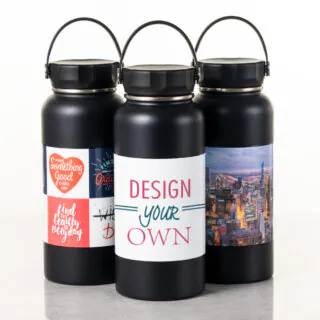 32 oz Black Water Bottle