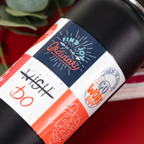 32 oz Black Water Bottle