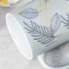 11 oz Silver Metallic Ceramic Mug