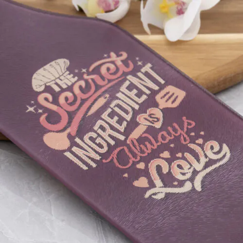 Wine Bottle Shaped Glass Cutting Board